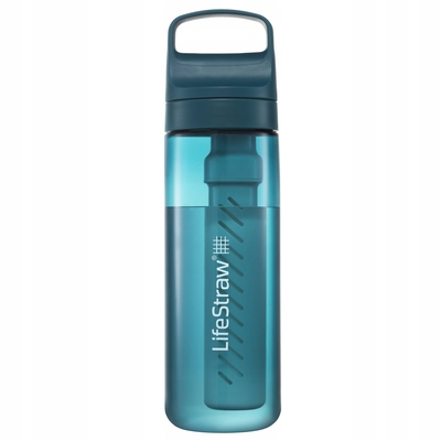 LGV422TLWW Lifestraw Go 2.0 Water Filter Bottle 22oz Laguna Teal WW