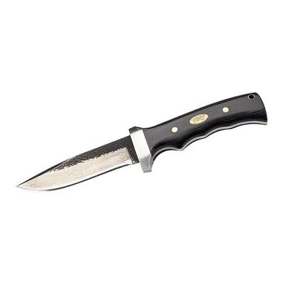 Herbertz 593413 opaskový nôž, 12 cm, Damast, drevo Pakka