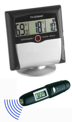95.2008 TFA Klima Set súprava - digitálny termovlhkomer a infračervený teplomer 