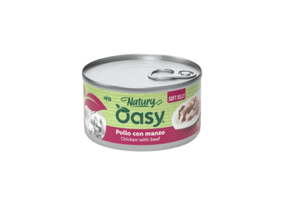 OAWNJCL015008A Oasy Natury puha zselé csirke marhahússal 0,15 kg