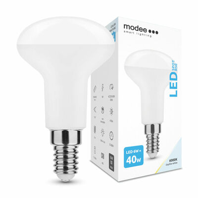 Modee LED žárovka R50 6W E14 studená bílá