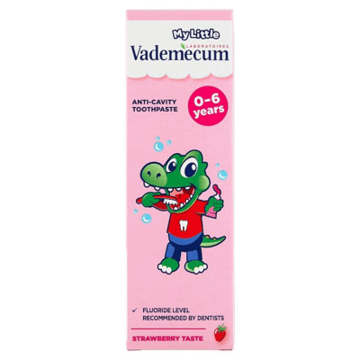 Vademecum MyLittle Strawberry gyermek fogkrém 0-6 éves korig 50ml