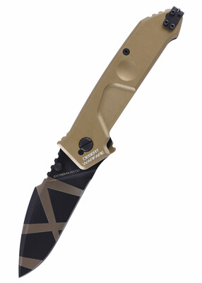 Extrema Ratio 04.1000.0133/DW MF1 Desert Warfare taktický kapesní nůž 9 cm, písková, hliník