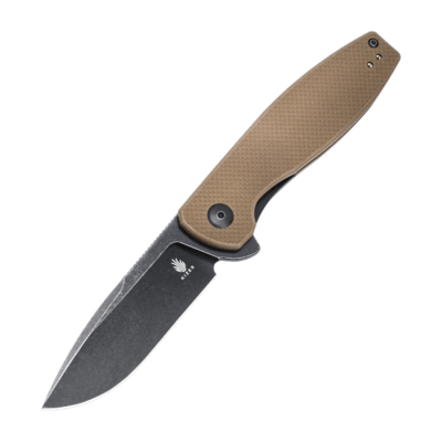 Kizer L4001A1 The Swedge vreckový nôž 8,7 cm, čierna, hnedá, G10