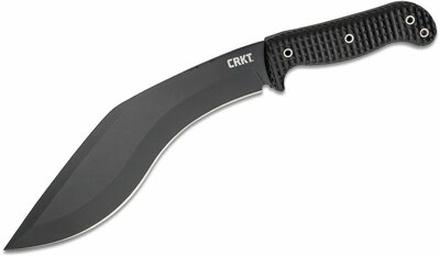 CRKT CR-2742 KUK™ machete 26,8 cm, teljesen fekete, műanyag és gumi, poliészter tok