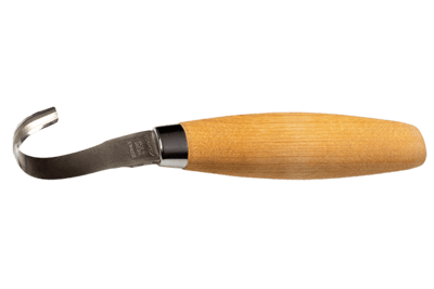 Morakniv 13388 Hook Knife162 řezbářský nůž 5,5 cm, březové dřevo, kožené pouzdro