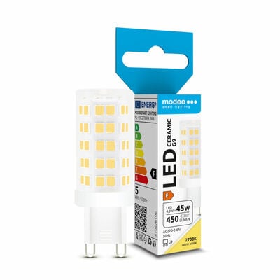 Modee Lighting LED G9 Ceramic žiarovka G9 4,3W teplá biela (ML-G9C2700K4,3WN) ERP