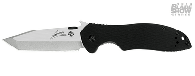 Kershaw 6034T EMERSON CQC-7K taktický nůž 8,3 cm, černá, G10, ocel