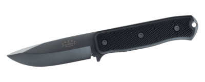 Fällkniven F1xbElmax outdoorový nůž 10,2 cm, celočerná, Termorun, pouzdro Zytel