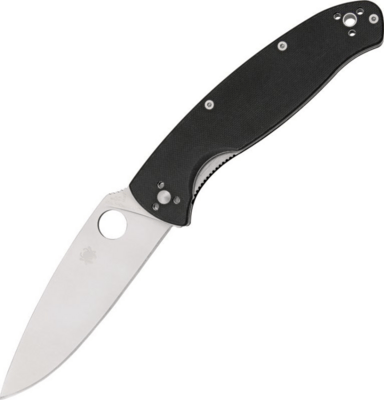 Spyderco C142GP Resilience veľký vreckový nôž 10,8 cm, čierna, G10