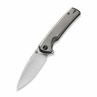 We Knife WE21014C-1 Subjugator zsebkés 8,8 cm, szatén, szürke, titán 