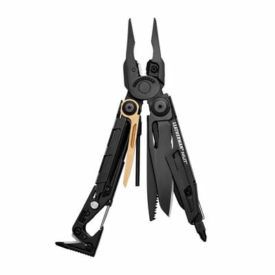 Leatherman LTG833084 MUT® BLACK MOLLE GREEN multifunkční nástroj, černá, 16 funkcí, zelené pouzdro 