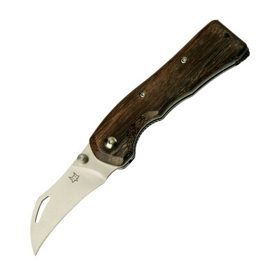 FOX knives FX-409 SPORA MUSHROOM vreckový hubársky nôž 6,5 cm, eukalyptové drevo