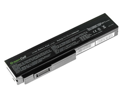 AS08 Green Cell Battery for Asus A32-M50 A32-N61 N43 N53 G50 L50 M50 M60 N61VN / 11,1V 4400mAh