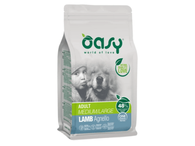 OADODALA1200A Oasy One Animal Protein OAP ADULT MEDIUM/LARGE LAMB 12kg