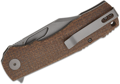 PFP03BRMGAW Petrified Fish PFP03
Victor Gray Stonewash K110 Brown Micarta