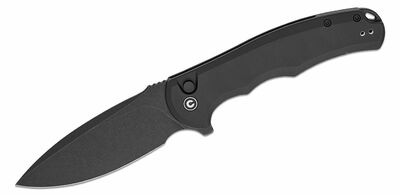 CIVIVI C18026E-1 Praxis vreckový nôž 9,5 cm, Black Stonewash, čierna, hliník