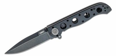 CRKT CR-M16-03DB M16®-03DB Spear Point kapesní nůž 9 cm, Black Stonewash, černá, hliník
