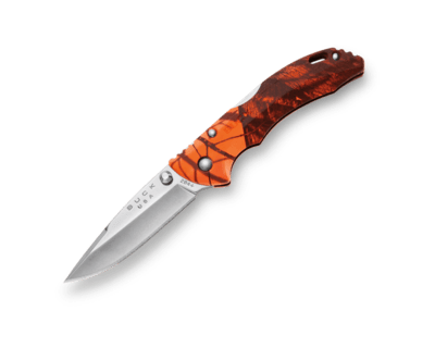 Buck BU-0284CMS9 Bantam®, Mossy Oak® Blaze Orange Camo zsebkés 7 cm, narancs, GFN