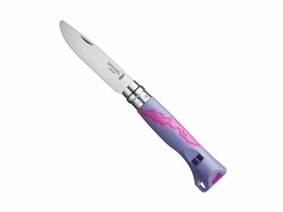 002152 OPINEL OPINEL VRI N°07 Outdoor Junior Violet - detský vreckový nôž s píšťalkou, fialový