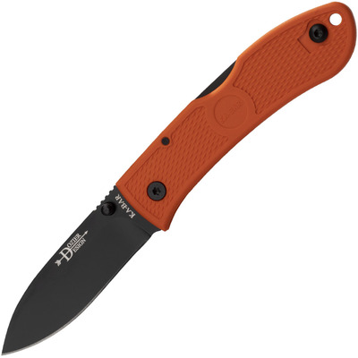 KA-BAR KB-4062BO Dozier Hunter Blaze Orange vreckový nôž 7,5 cm, čierna, oranžová, Zytel