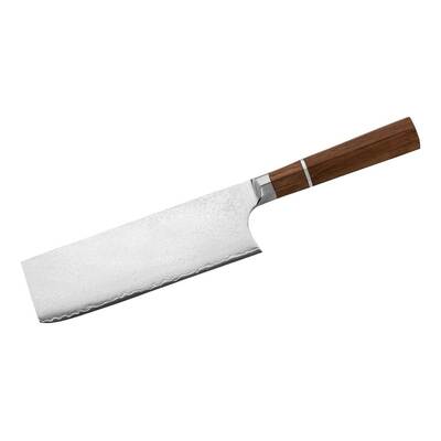 Herbertz 392040 kuchařský nůž Chai Dao 17,5cm, damašek a VG-10, ořechové dřevo
