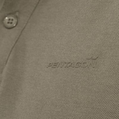 K09047-01-Black-M Pentagon Moth Piquet Polo Shirt