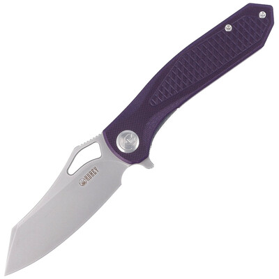 Kubey KB310G Drake vreckový nôž 8,8 cm, fialová farba, G10
