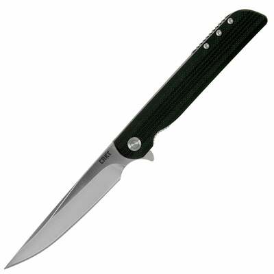 CRKT CR-3810 LCK + LARGE BLACK vreckový nôž s asistenciou 9,2 cm, čierna, FRN