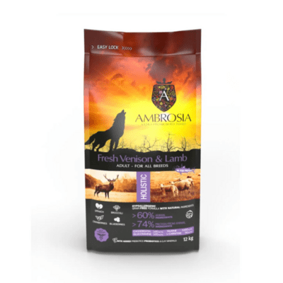 Ambrosia Fresh Szarvas- és Bárányhús granulátum kutyáknak - szarvas- és bárányhús 2kg