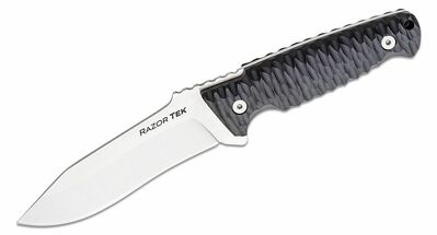 Cold Steel FX-5RZR 5" RAZORTEK Fekete sokoldalú kés 12,7 cm, fekete, GFN, Secure-Ex hüvely