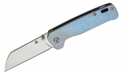 QSP Knife QS130-R Penguin Titanium Bue Stonewash vreckový nôž 7,8 cm, modrá, titán