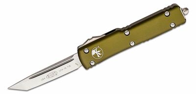 Microtech 149-10OD UTX-70 Standard OD Green Tanto automata kés 6,1 cm, Stonewash, zöld, hilnik