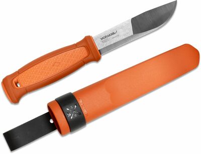 Morakniv 13505 Kansbol vnější nůž 10,9 cm, oranžová, plast, plastové pouzdro
