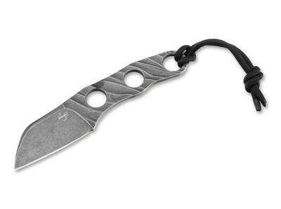Böker Plus 02BO069 Kazhan nôž na krk 5,7 cm, Stonewash, oceľ, puzdro Kydex, retiazka