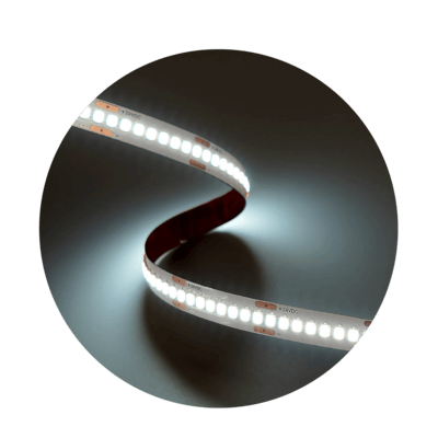 ML-LS24V96W240L/M6000KB5 Modee LED Szalag DC24V 19.2W/m 240LED/m 10mm IP20 6000K CRI90 (2300 lumen/m