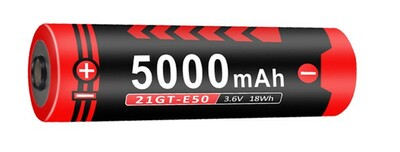 21GT-E50 KLARUS nabíjecí Li-Ion akumulátor 21700 3,6V 5000mAh