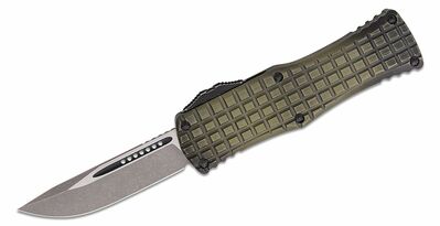 Microtech 703-10APFRGS Hera Frag Grenade Green automatický nůž 7,9 cm, Apocalyptic, zelená, hliník