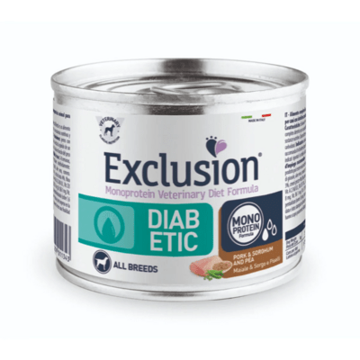 DI20 EXCLUSION DIABETIC PORK & SORGHUM AND PEA ALL BREEDS conf. 200 gr
