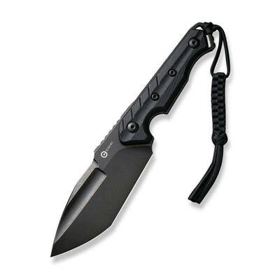 CIVIVI C21040-1 Maxwell pevný nôž 12 cm, Black Stonewash, čierna, G10, puzdro Kydex