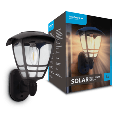 Modee nástenná solárna dekoratívna LED lampa WS130 AA  (ML-WS130)
