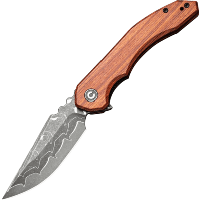 CIVIVI C23050-DS1 Bluetick kapesní nůž 8,8 cm, damašek, dřevo Guibourtia