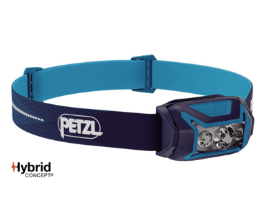 Petzl E065AB01 ACTIK® CORE Blue nabíjateľná čelovka, modrá