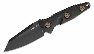 Microtech 93M-1DLCCFS Socom Alpha Mini Warcom Black taktikai kés 9,5 cm, fekete, szénszálas