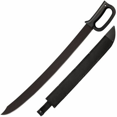 Cold Steel 97DRMS Cutlass machete 91 cm, teljesen fekete, polipropilén, Cor-Ex hüvely