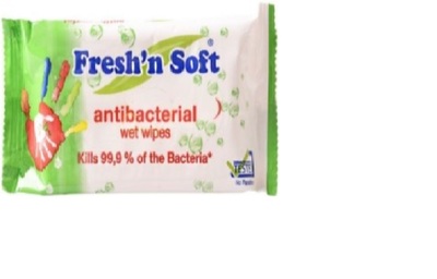 Fresh 'n soft Freshn soft vl. antibakteriális kéztörlő 15 db