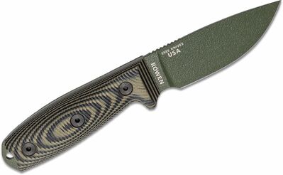 3PMOD-003 ESEE OD green blade, OD green/black G-10 3D handle, black sheath