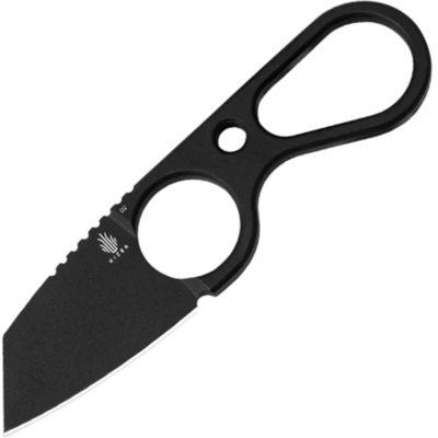 Kizer 1061A2 masninyakú kés, fekete, D2 acél, Kydex tokban