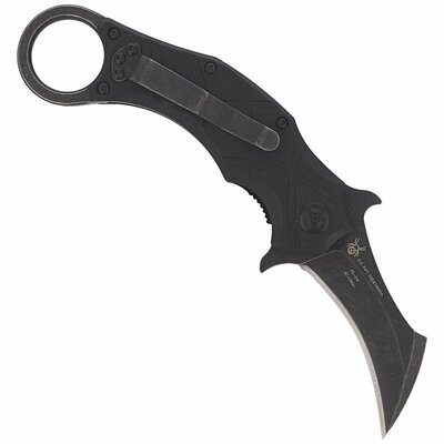 FE-016 FOX knives EDGE THE CLAW 2 BLACK G10 HANDLE