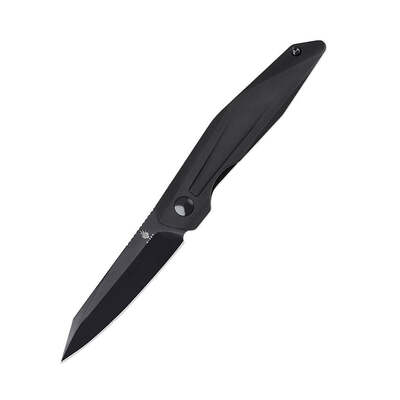 Kizer V3620C2 Spot alumínium zsebkés 7,4 cm, teljesen fekete, alumínium